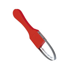 Garden Weeder Tool with Ergonomic Handle, Manual Weed Removal for Gardening and Yard Work, Red