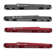 Flat Mount Brake Adapter For Road Bikes Disc Brakes Front And Rear Black