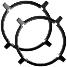 2 pieces round gas stove support structure nonslip pots and pans holder for kitchen accessories durable iron material suitable for gas cooktops