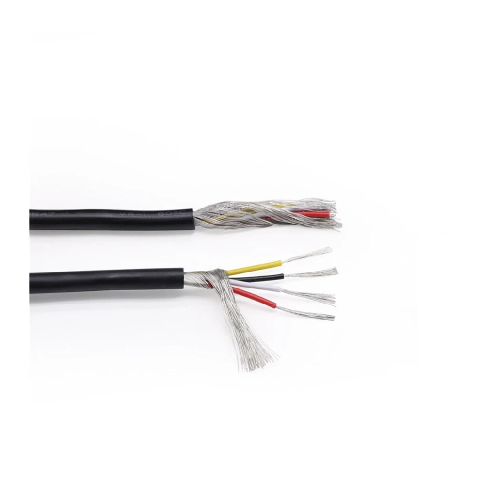 30Awg Shielded Audio Speaker Wire 2Core 3Core 4Core Pvc Insulated Copper Cable 10M Gray 9347817209976