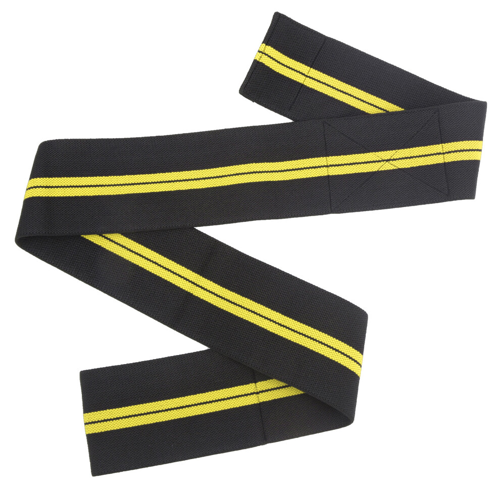 Weightlifting Support Gear, Elastic Knee Wraps For Powerlifting, Durable Nylon Material, Cross Adjustable, Breathable For Increased Blood