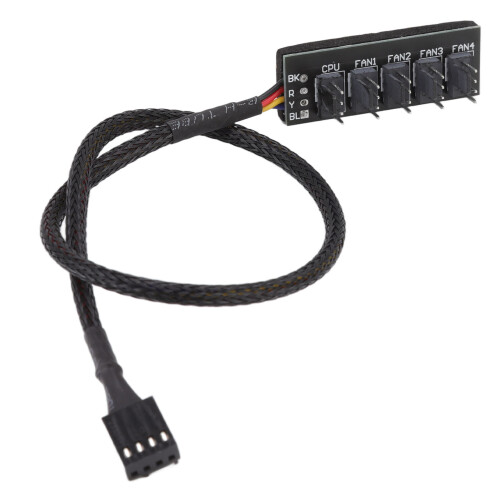 Πλήμνη ανεμιστήρα Pwm Plug-N-Play για ανεμιστήρες 4 ακίδων και 3 ακίδων, αυτοκόλλητη 2