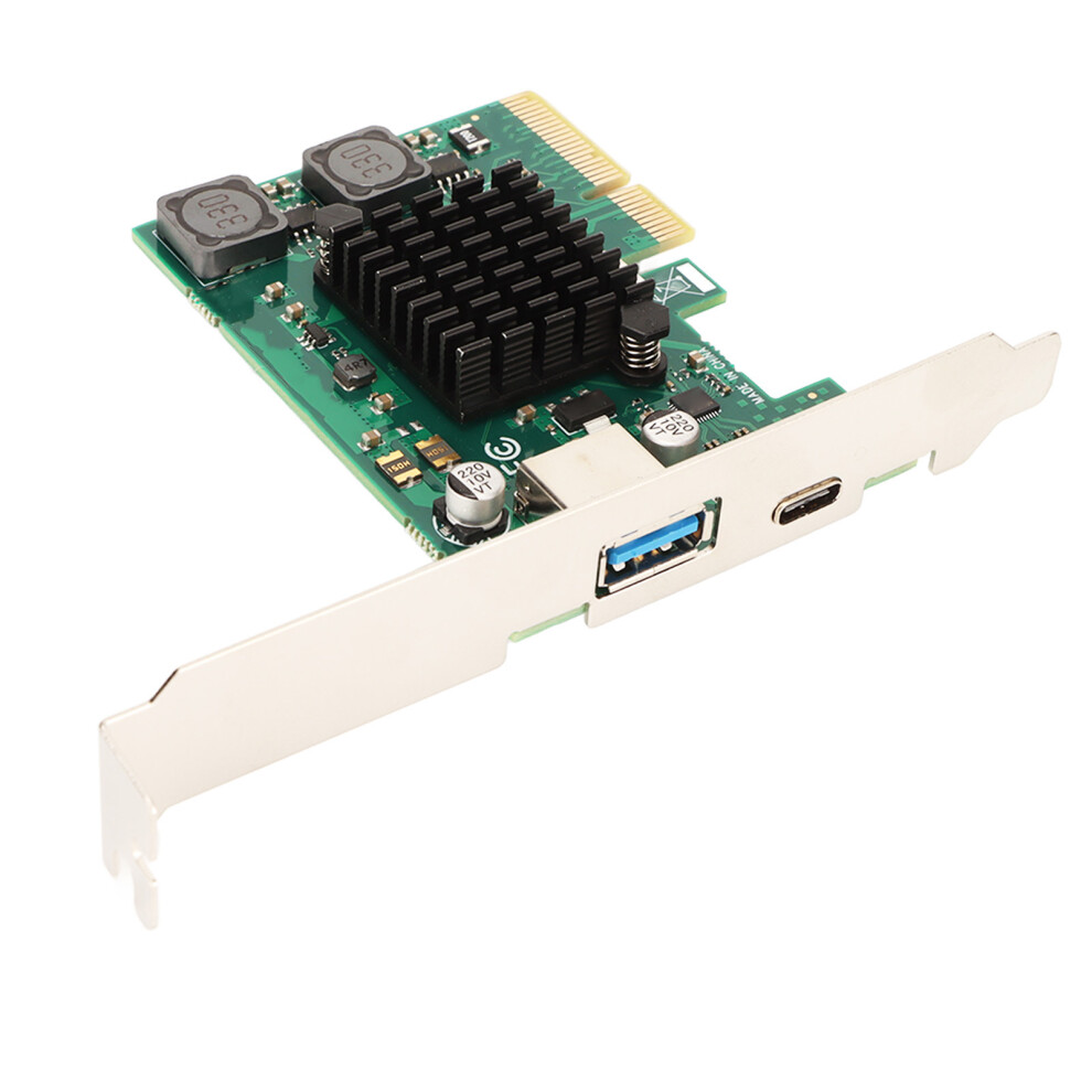Pcie To Usb 3.1 Gen 2 Expansion Card 10Gbps 2 Ports Self Powered 6921373581986