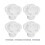 Glamorous Rose-Shaped Ceramic Knobs, Suitable For Kitchen Cabinets, Easy Installation, High Gloss Finish, Elevating Your Home Decor With A Touch Of 1
