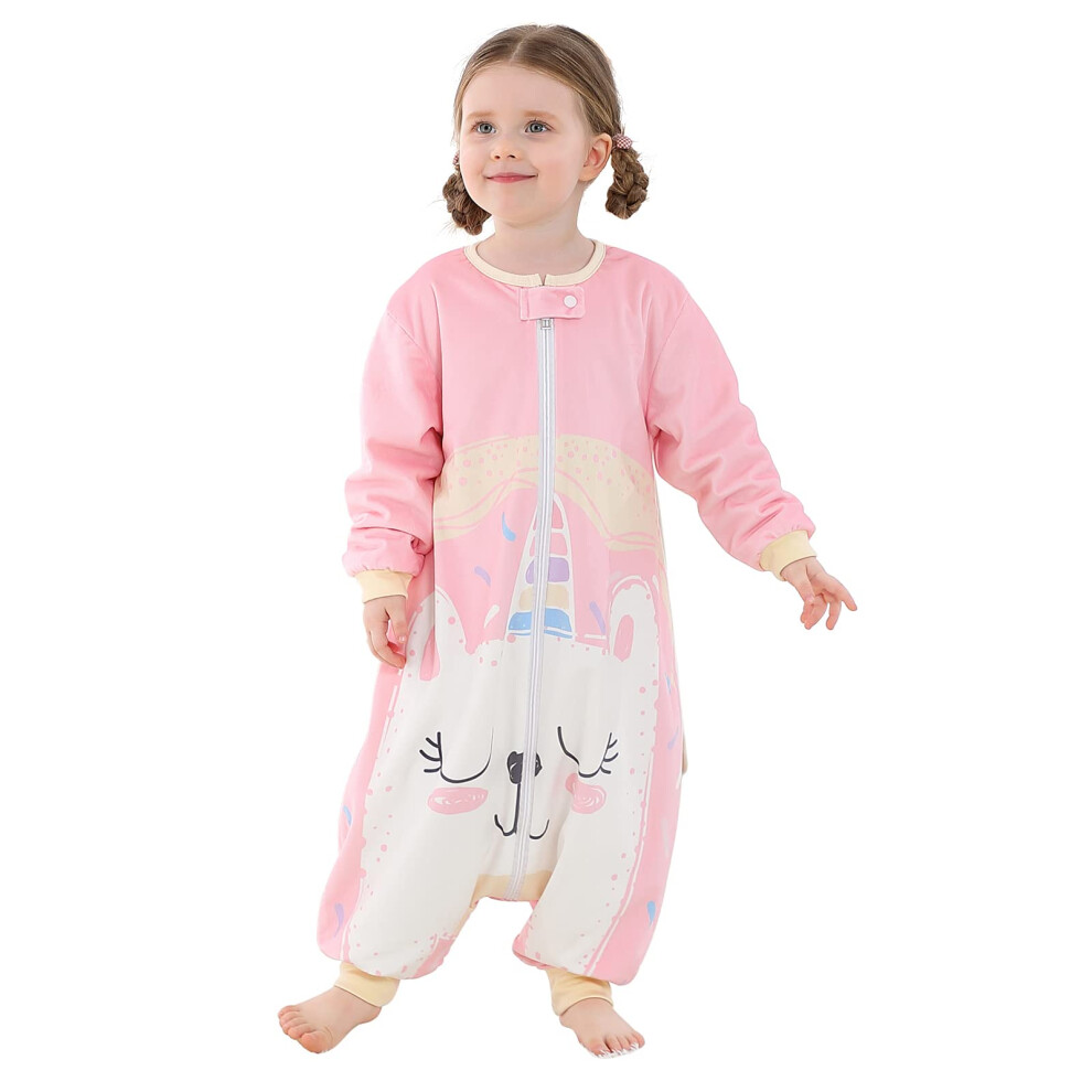 Winter Wearable Blanket With Sleeves & Feet Size 35 Years For Boys And Girls Animal Print Cozy Sleeping Sack