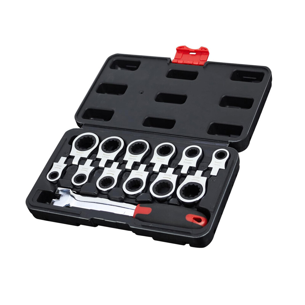Ratcheting Wrench Set, 12In1 With Quickchange Heads, Easychange Spanner Kit For Home Improvement 9347817036060
