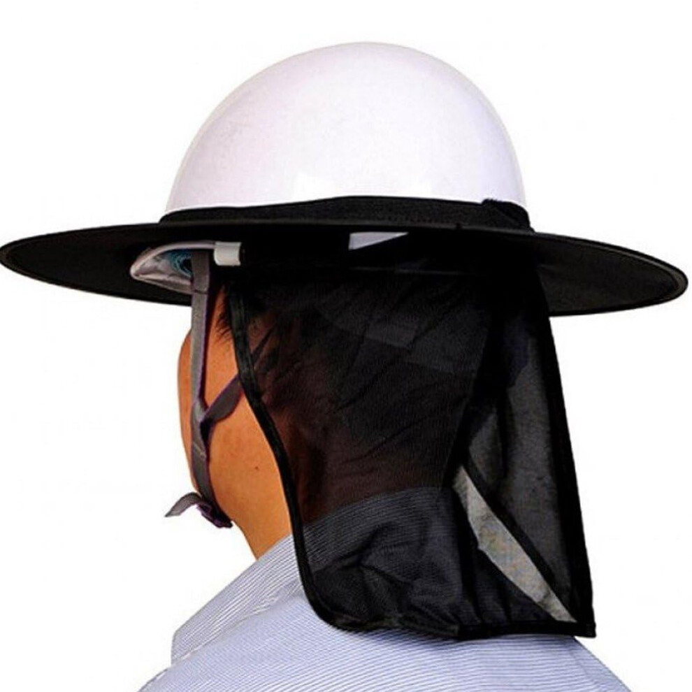 Bau Safety Reflective Protective Helmet With Neck Guard, Sun Protection, And Reflective Strips 9382693711953