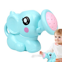 Kids Elephant Watering Can for Garden and Beach with Ergonomic NonSlip Grip, Blue