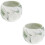 2Pièces Contenant Vert Pot Succulentes Céramique 6