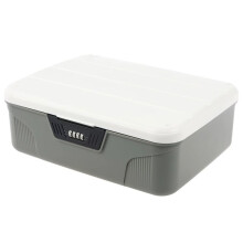 Contenedor con Cerradura de Plástico, Caja con Cerradura, Organizador de Contraseña de 4 Dígitos, Contenedor con Cerradura de Alta Seguridad,
