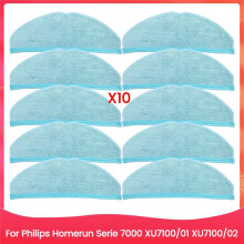 10 Stuks Dweildoekjes voor Homerun Serie 7000 XU7100/01 XU7100/02 Reserveonderdelen Huishoudelijke Schoonmaakaccessoires