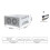 Computerbehuizing Desktop ITX Kleine Behuizing Woonkamer  HTPC Horizontale Novelty-Behuizing Wit 4