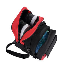 Bowling Ball Bag Backpack With Adjustable Straps And Shoe Compartment, Fits Standard Bowling Balls, Durable Nylon