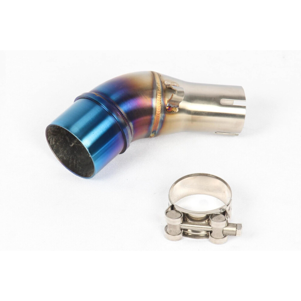 Motorcycle Exhaust Pipe 51Mm Stainless Steel Muffler Mid Link For Yamaha R25 R3 Mt03 Type B 9426802625844