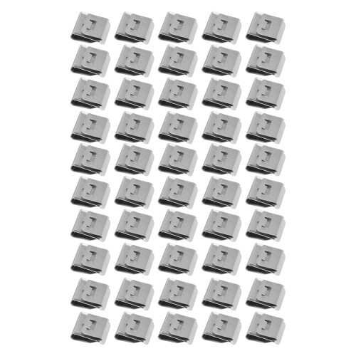 50Pcs Kabel Clip 2 Draht Edelstahl Kabel 2