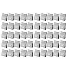 50Pcs Kabel Clip 2 Draht Edelstahl Kabel