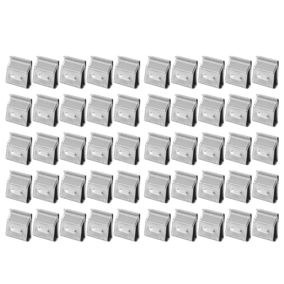 50Pcs Kabel Clip 2 Draht Edelstahl Kabel