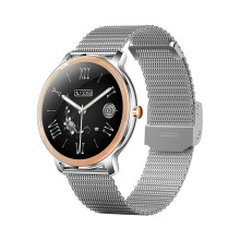 Smart Watch IP67 Women Fitness Tracker, Heart Rate Sleep Monitor, Bluetooth 5 Day Battery Life iOS Android Silver