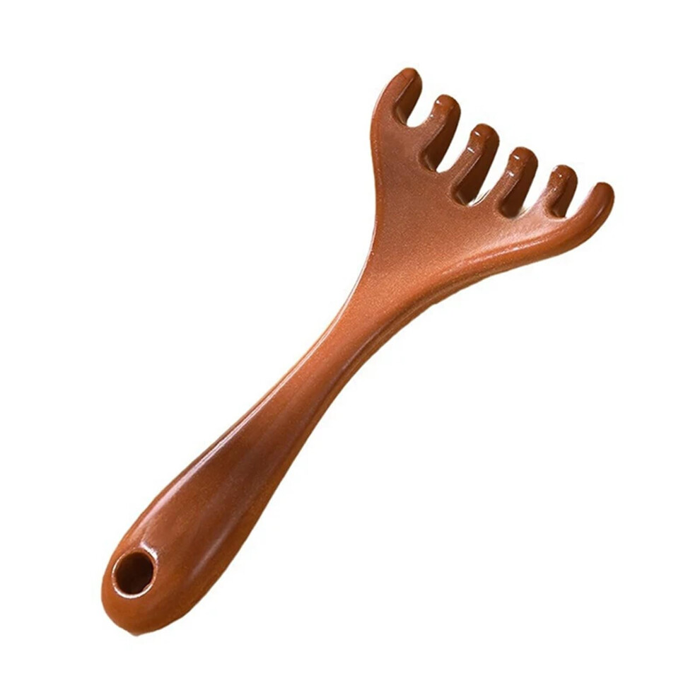 Back Scratcher WideTooth LongHandle Spa Handheld Meridian Massage Tool For Hair Care