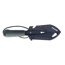 Miniausgrabber Rucksack-Schaufel, Multifunktionaler Stahl, OD-Grün/Schwarz