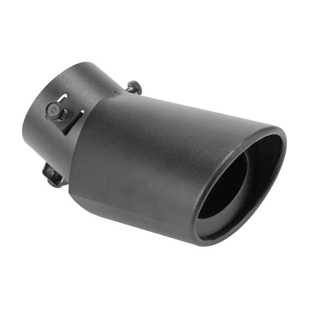 63Mm Stainless Steel Car Exhaust Tip Rustproof Universal Curved Muffler Tail Pipe 9347817210934