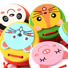 Kinder-Holz-Fingerkastenspielzeug Tierdesign für Kinder Rhythmusbildung