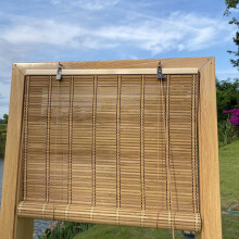 Natural Bamboo Roller Blinds,Wide Bamboo Shades,Retro Bamboo Blinds,Home Sunshade Light Filtering Vertical Lift Decoration