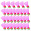 Sponge Badminton Shuttlecocks 30 Pack, Lightweight Pink Training Shuttlecocks For Beginners 1