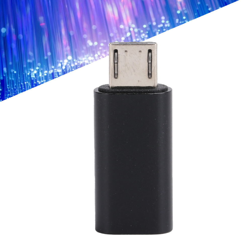 Durable Type-C To Micro Usb Adapter For Quick Charge And Data Sync Black 4911378573125