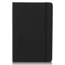 Schlanker Taschenkalender 2025 – Kleiner Wochenplaner. 14,5 x 9,6 cm, Einband aus veganem Leder (Schwarz). Arbeitsplaner für 2025. A6-Format.