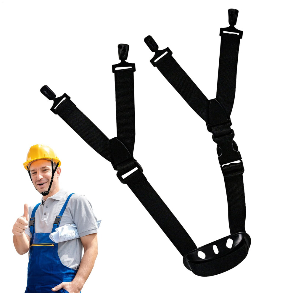 Helm Kinngurt, Chin Strap For Hard Hat Adjustable Strap With Chin Cup Detachable Helmet Accessory Cable For Workplace Construction 9382693714398
