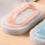 Scrub Brush with Handle for Bathroom and Kitchen, Ergonomic Grip, MultiSurface Dirt Removal 4