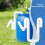 Rain Barrel Overflow Hose with Diverter, Weatherproof QuickConnect Extender for Efficient Drainage 2