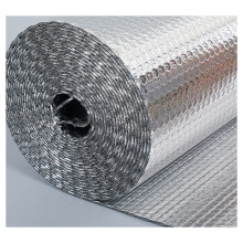 Radiator Reflector Film Self Adhesive Bubble Wrap 45mm Thickness Double Heat Reflective Aluminum Insulation Sheet 1x5m