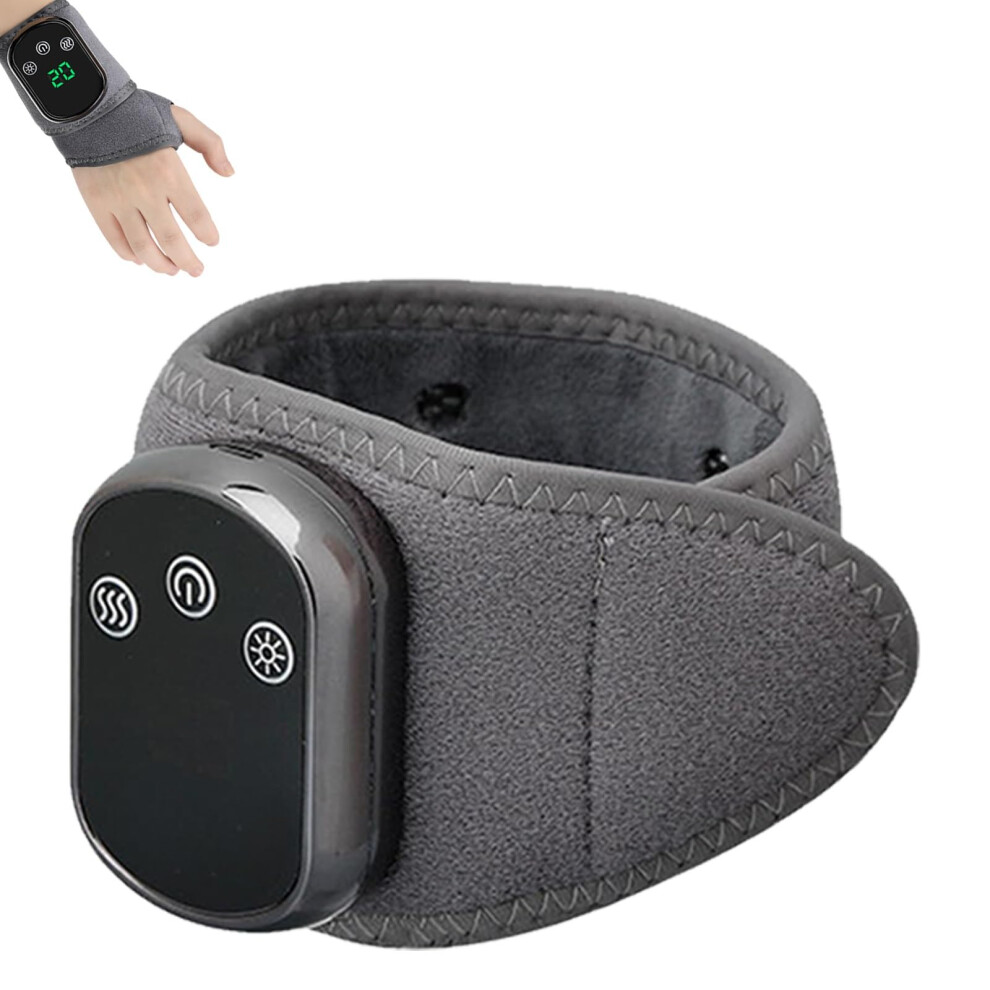 Triple Method Massager Wireless Ankle Massager For Neuropathy, 3 Vibration Modes, Heated Ankle Wrap