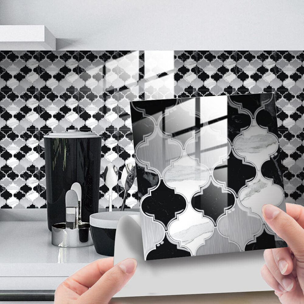 Ceramic Tile Wall Tiles, For Bathroom, Selfadhesive Wall Tiles, Backsplash For Kitchen, Selfadhesive Vinyl Home Decor (15X15cm) 15X15cm White 9347817039986