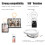 Portable and Lightweight Mini Ring Light for Effortless Mobility, 180-Degree Rotatable for Creative Angle Adjustments, Side Lighting Enhances Depth an 3