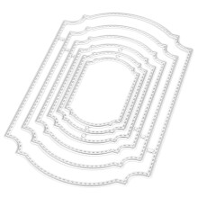 Stanzschablonen zum Prägen und Übereinanderlegen von Stanzformen, Metallstanzformen mit sauberer Schnittleistung aus Kohlenstoffstahl für
