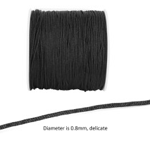 Nylon Satin Cord Mandala Crafts Rattail Trim