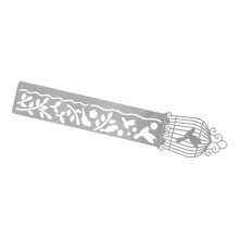 Metal Ruler Hollow Birdcage Painting Stencils for Art & Craft 30cm Durable
