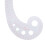 Multifunctional Comma Ruler - Perfect for Students & Pattern Makers 5