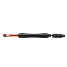 Eyebrow Brush Dual Ended Spiral and Angled Compact & Easy to Use for Beginners