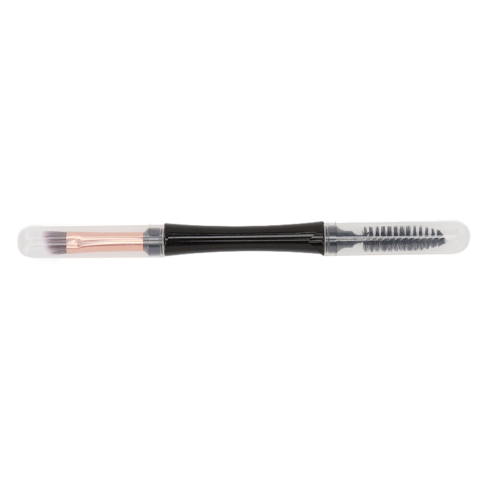 Stainless Steel Eyebrow Brush With Spoolie Dual Ended Spoolie Angled Eyebrow Brush Grooming Eyebrows Portable Eyebrow Razor Non Slip Grip Makeup Tool