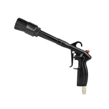 Car Air Blower with Adjustable Pressure for Upholstery and Carpet Detailing, Ergonomic Black Design
