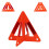 3pcs Warning Triangle Set  Visibility Reflective Safety for Roadside Vehicle Emergencies 1
