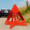 3pcs Warning Triangle Set  Visibility Reflective Safety for Roadside Vehicle Emergencies 2