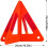 3pcs Warning Triangle Set  Visibility Reflective Safety for Roadside Vehicle Emergencies 5
