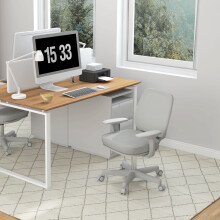 (Not Specified|) Vinsetto Office Chair, 360 Swivel Desk Chair with Security Wheels
