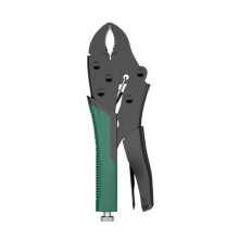 Adjustable roundnose pliers with simple locking mechanism, suitable for woodworking and welding of pipe fittings, professional 25.4 cm.