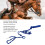 Blue Multi Knot Rope Horse Halter Polyester Training & Daily Use 2